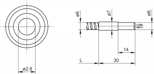 3952-FUF_xxxB2002.png - FUF 050B2002 - Glass fiber optic cable