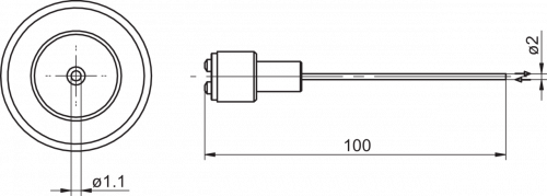4005-FUH_xxxA2002.png - FUH 010A2002 - Glass fiber optic cable