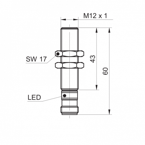 2384-IFRR_12xx7T1_S14L-9.png - IFRR 12P37T1/S14L-9 - Inductive proximity switch - outdoor and washdown