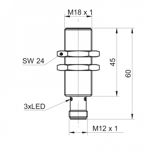 2855-IGYX_18xx7B3_S14L.png - IGYX 18P17B3/S14L - Inductive proximity switch