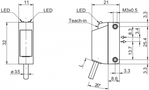 OT330_MZ_OT330.xx-xxxxx.xxZV_H006_91.png - OT330.SN-NDNVT.72ZV/H006 - Smart Reflect Light Barriers - for longer distances
