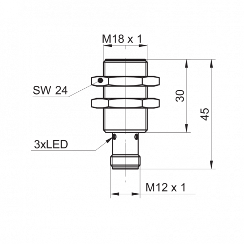 3738-IR18.xxxx-F45.xxxx.7BO.png - IR18.P12S-F45.NO1Z.7BO - Inductive proximity switch - large sensing distance