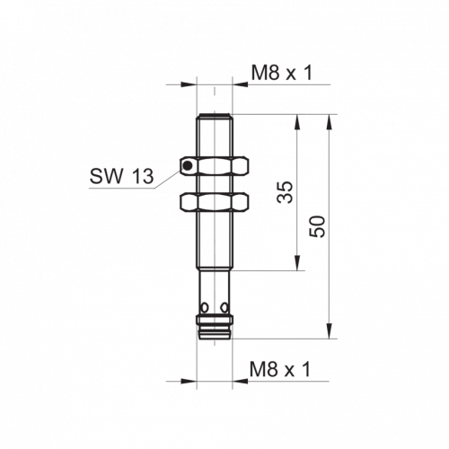 2280-IFRM_08X9501_S35.png - IFRM 08X9501/S35 - Inductive sensors NAMUR