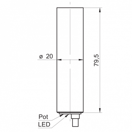 0924-CFBM_20_Pot_Kabel.png - CFBM 20N3600 - Capacitive proximity sensors