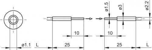 3748-FSE_xxxB2002.png - FSE 025B2002 - Glass fiber optic cable