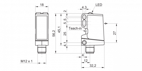 3873-O500-ER-S14.png - O500.ER-PV1T.72O - Through beam sensors - for longer ranges