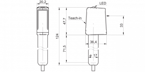 3888-O500H-ER.png - O500H.ER-GW1B.PVCK - Through beam sensors - hygiene