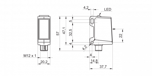 3886-O500W-TR.png - O500W.TR-ZZZZ.PVO - Through beam sensors - washdown