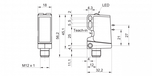 2985-O500-R-S14.png - O500.RP-PV1T.72O - Retro-reflective sensors - for longer ranges