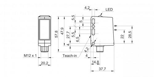 3316-O500W-R-H002.png - O500W.RP-GW1B.PVO/H002 - Retro-reflective sensors - washdown