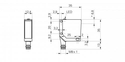 1148-OPDM_12_S35A.png - OPDM 12P5103/S35A - Retro-reflective sensors - miniature