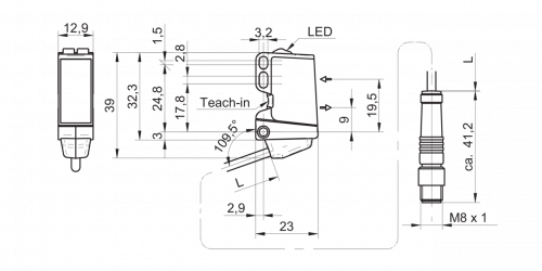 3509-O300_x_KS35A.png - O300.SP-GW1B.72NU - SmartReflect Light barriers - miniature