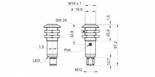 3918-OR18.Zx-xWxP.71O.png - OR18.ZI-NW1P.71O/B005 - Diffuse sensors with intensity difference