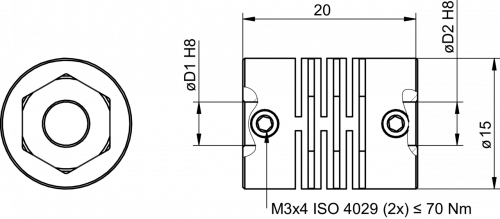 MZ_10124461.png - Slit coupling (D1=06 / D2=06)