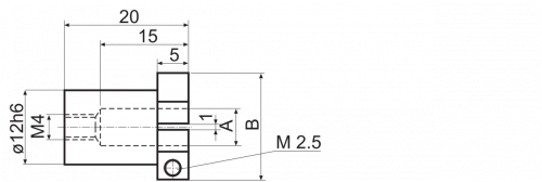 ZBH0010-MZ-X-01.png - Solid shaft reducer 12/10 mm