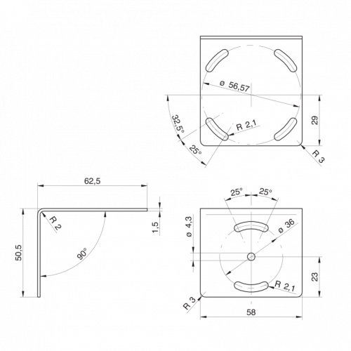 10159906.png - Fixation bracket VeriSens 2