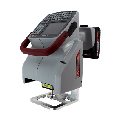 FlyMarker® mini 85/45 plus s odnímatelnou hliníkovou přírubou.