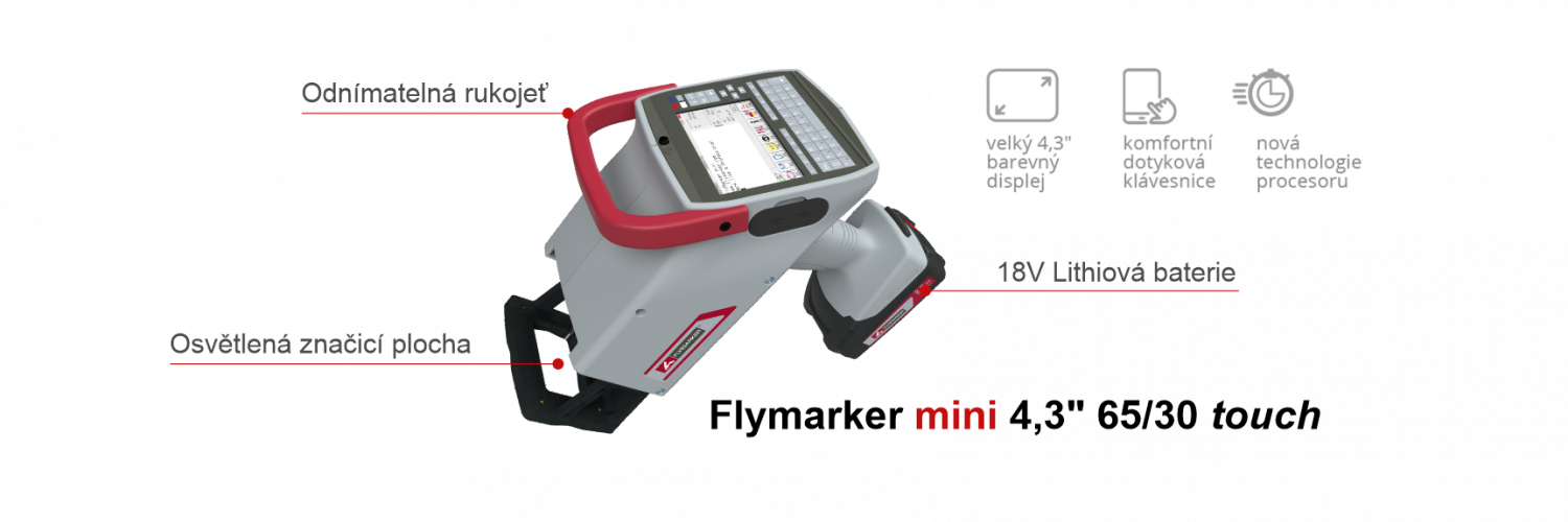 FlyMarker® mini 65/30 4,3 touch