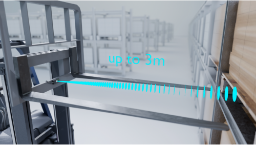 Měřicí vzdálenost až 3 m