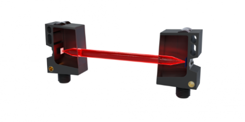 Senzor Baumer vysílač - příjmač (Through-beam)