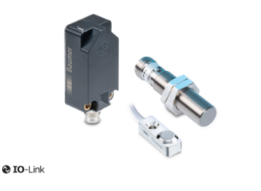Induktivní senzory Baumer s IO-link.