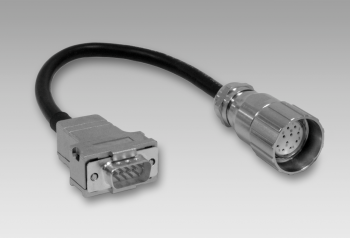 Connection cable connector M23 (CCW) / connector D-SUB, 1 m