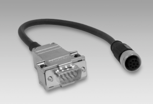 Connection cable connector M12 / connector D-SUB, 1 m - Option 3232