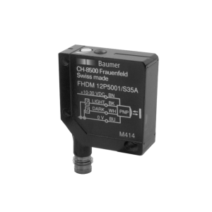 FHDM 12P5001/S35A - Diffuse sensors with background suppression - miniature