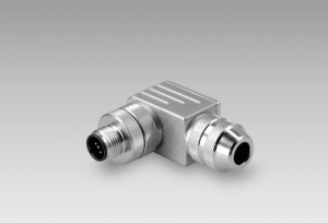 Cable connector M12, 5-pin, angled