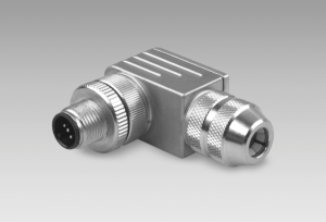 Cable connector M12, 5-pin, CAN, angled