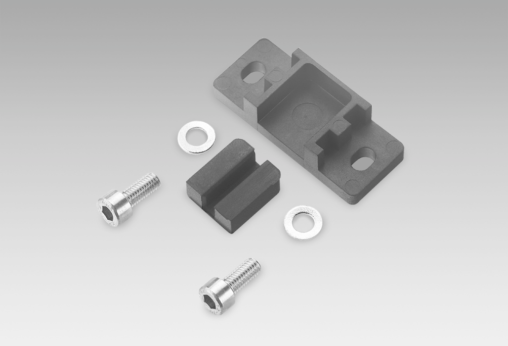 Torque support by rubber buffer for encoders with 15 mm pin (Z 119.041