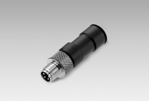 Cable connector M8, 4-pin, without cable with integrated terminating resistor 120 Ω (Z 178.AW1)