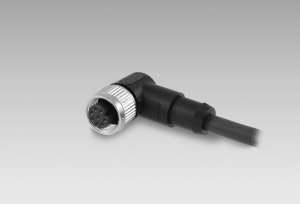 Connection cable 2 m shielded with female connector M12, 8-pin, angled (ESW 33FH0200G)