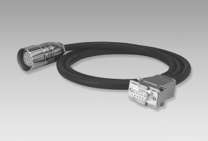 Connection cable connector M23 (CW) / D-SUB (S2BG12/K4BG9), 10 m