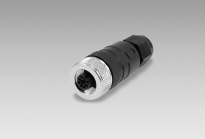 ES 18A PG7 - Connector M12, 4 pin, straight