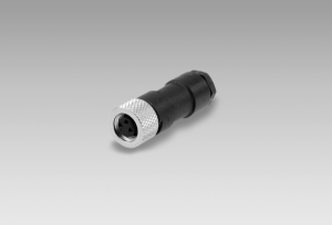 ES 21 - Connector M8, 3 pin, straight