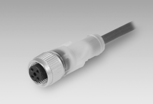 ESG 34AH1000 - Connector M12, 4 pin, straight, 10 m