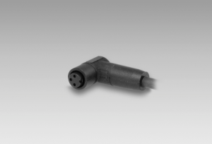 ESW 08SH0200 - Connector clip fastener, 3 pin, straight, 2 m