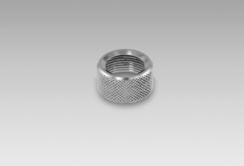 Cap nut M18x10 for sensors series 18 - Cap nut glass cover and doubling lens for sensors series 18