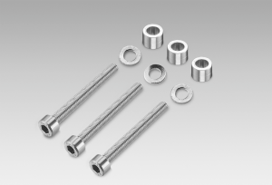 Mounting kit 3x M4 x 50 DIN912, A 4.3 DIN125, spacers